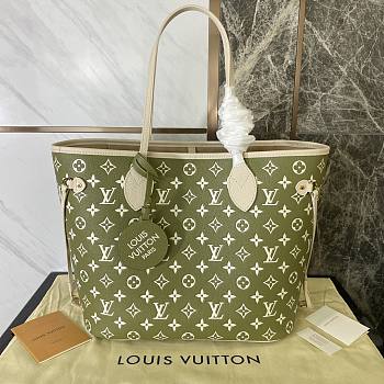 LV NEVERFULL MM M46102 MOS GREEN Size 31x28x14cm
