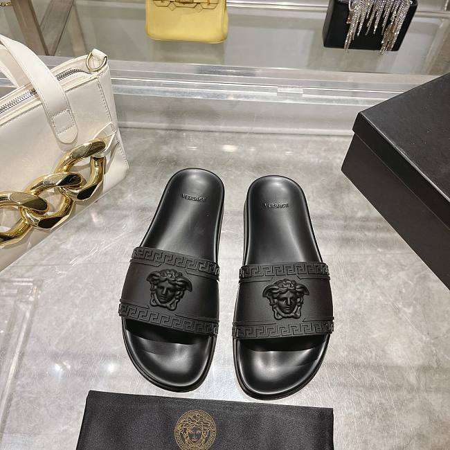 Versace Palazzo Sliders Black - 1