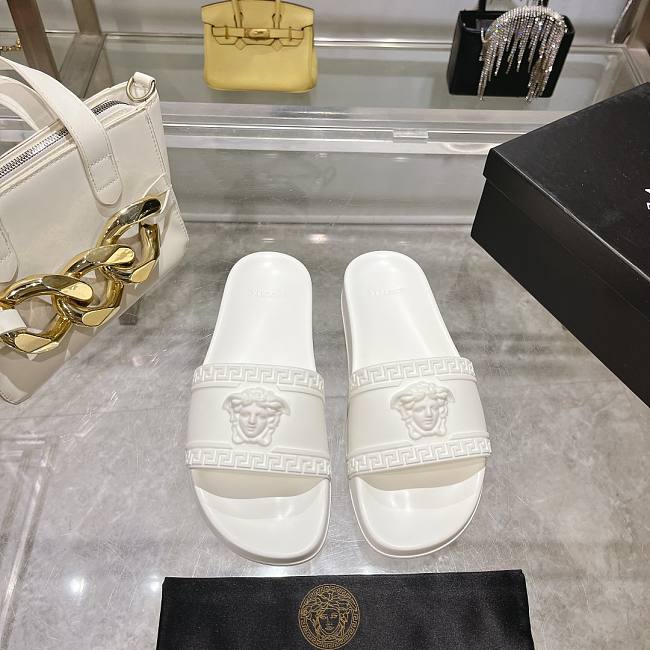 Versace Palazzo Sliders White - 1