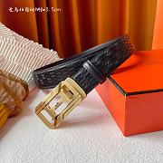 HERMES Belt Gold 231128B - 6