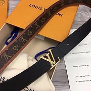 LV CHAIN 30MM REVERSIBLE BELT M0386W - 6