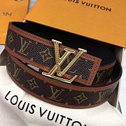 LV CHAIN 30MM REVERSIBLE BELT M0386W - 5