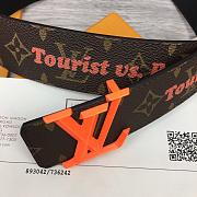 LV Pyramide 40 mm Reversible Belt MP304U - 6