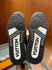 Louis Vuitton LV Trainer Black Damier 3D Denim 1AD6DX - 4