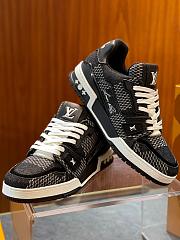 Louis Vuitton LV Trainer Black Damier 3D Denim 1AD6DX - 6