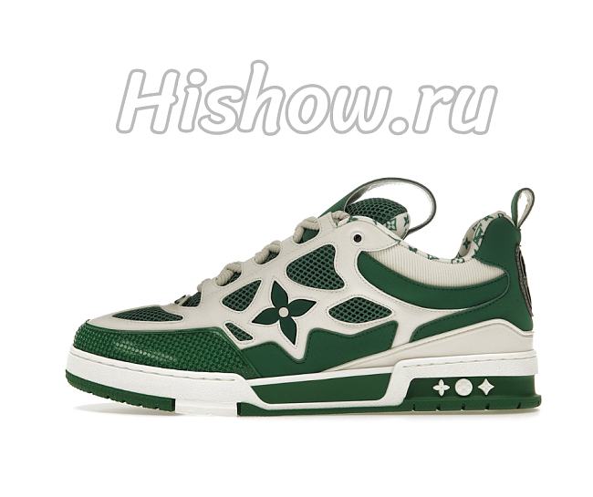 Louis Vuitton LV Skate Sneaker Green White 1AC520 - 1