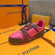 Louis Vuitton LV Trainer Brown Pink 1A85Q - 2