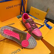 Louis Vuitton LV Trainer Brown Pink 1A85Q - 6