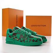 Louis Vuitton LV Trainer Sneaker Damier Pop Green 1ACN5D - 2