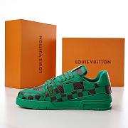 Louis Vuitton LV Trainer Sneaker Damier Pop Green 1ACN5D - 6
