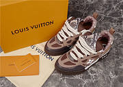 Louis Vuitton Skate Sneaker Brown Snakeskin 1ABMG6 - 4