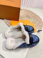 LV Cosy Flat Comfort Clog Blue 321631D - 2
