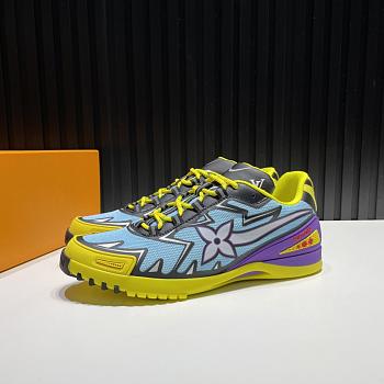 LV SPRINT SNEAKER BLUE GREEN 1A98ZF