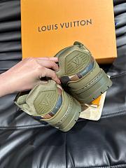 LV Trainer Maxi Sneaker Green Damoflage Damier 1ACNCZ - 4