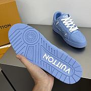 LV Trainer Sneaker Blue 1AARFR - 4