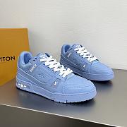LV Trainer Sneaker Blue 1AARFR - 5