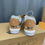 LV Trainer Sneaker Silver Yellow 1A996N - 2