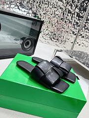 Bottega Veneta Patch Flat Mules Black - 3