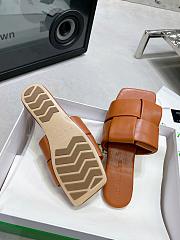Bottega Veneta Patch Flat Mules Brown - 3