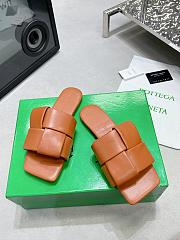 Bottega Veneta Patch Flat Mules Brown - 4