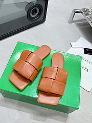 Bottega Veneta Patch Flat Mules Brown - 6