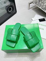 Bottega Veneta Patch Flat Mules Green - 3