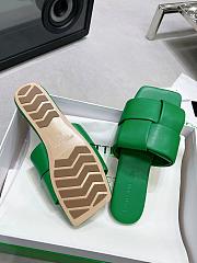 Bottega Veneta Patch Flat Mules Green - 2
