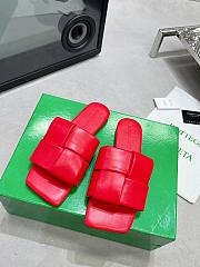 Bottega Veneta Patch Flat Mules Red - 1