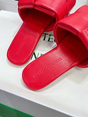Bottega Veneta Patch Flat Mules Red - 2