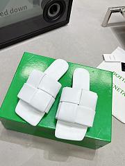 Bottega Veneta Patch Flat Mules White - 3