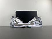 Air Jordan 1 Mid SE White Medium Grey Cool Grey HF3216-100 - 5