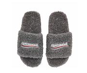 Balenciaga Furry Slide Grey 36209282870 - 1