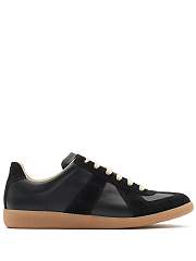 Maison Margiela Low-top Leather Sneakers Black - 2