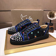 Christian Louboutin Sneaker Louis Junior Spikes 028#326 - 3