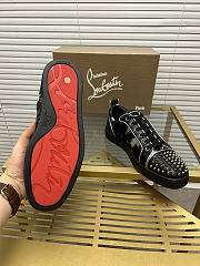 Christian Louboutin Sneaker Louis Spikes Junior 032#326 - 5