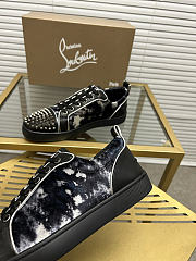 Christian Louboutin Sneaker Louis Spikes Junior 032#326 - 2