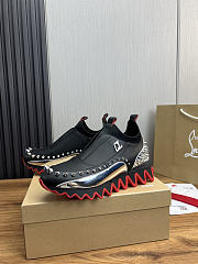 Christian Louboutin Sneaker Sharkyloub SP Spikes Black 004#326 - 3