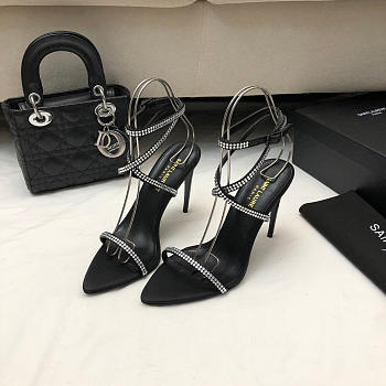 Saint Laurent High Heels MJ00320 Black 10.5cm