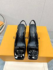 LV Shake Slingback Pump Black 5.5cm 8.5cm - 5