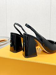 LV Shake Slingback Pump Black 5.5cm 8.5cm - 4