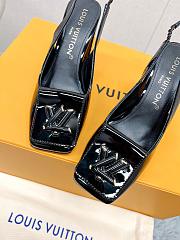 LV Shake Slingback Pump Black 5.5cm 8.5cm - 3