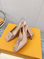 LV Shake Slingback Pump Nude 5.5cm 8.5cm - 2