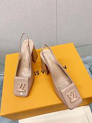 LV Shake Slingback Pump Nude 5.5cm 8.5cm - 4