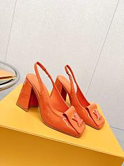 LV Shake Slingback Pump Orange 5.5cm 8.5cm - 6