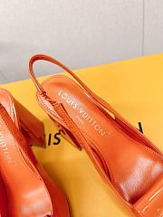 LV Shake Slingback Pump Orange 5.5cm 8.5cm - 4