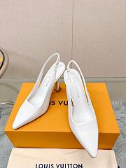 LV Sparkle Pump White 6.5cm 9.5cm - 3