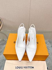 LV Sparkle Pump White 6.5cm 9.5cm - 5