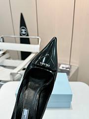 Prada Black Leather Pumps - 5