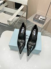 Prada Black Leather Pumps - 6