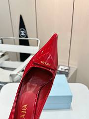 Prada Red Leather Pumps - 2